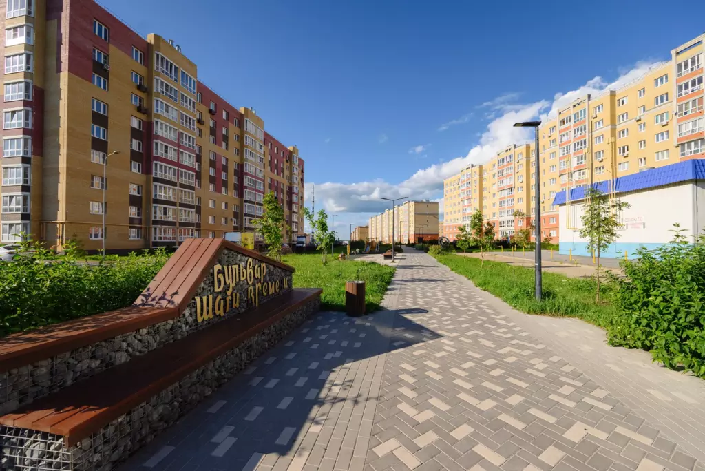 Бульвар "Шаги времени" в Новом городе